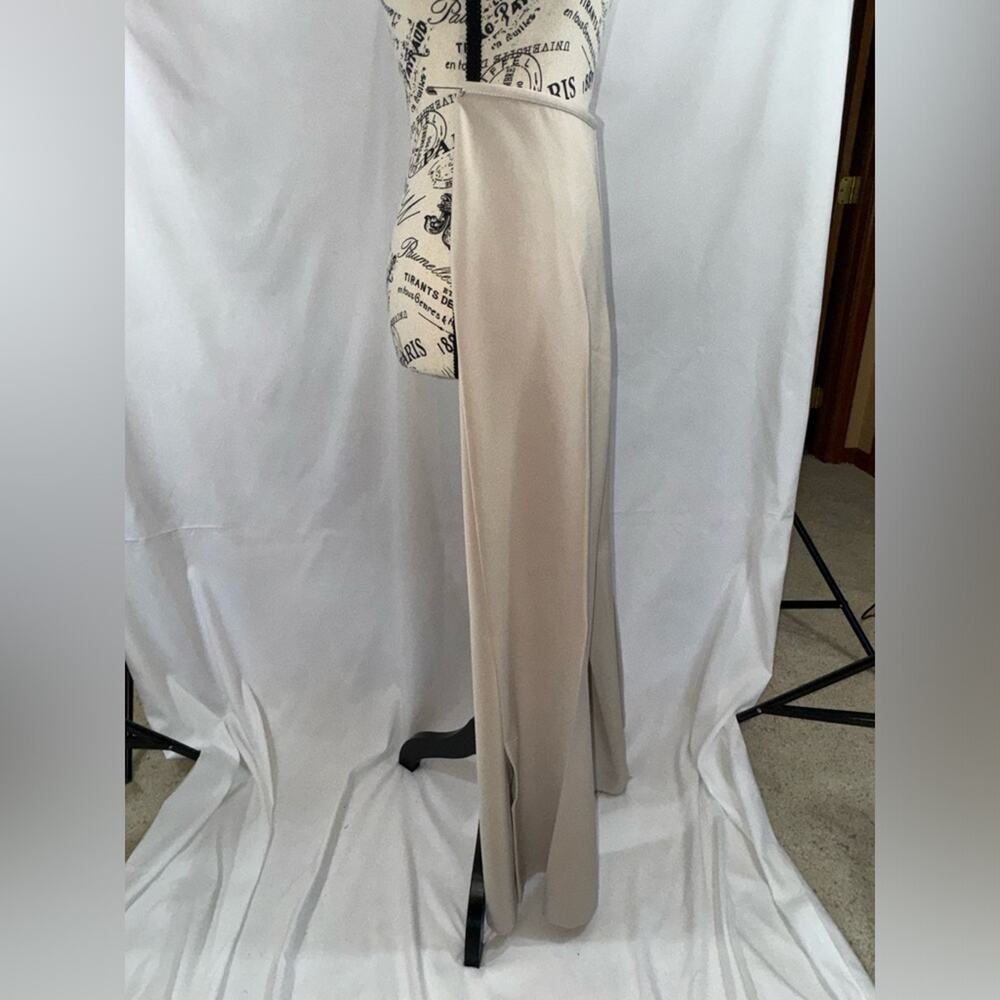 EUC: Gorgeous White House Black Market Crème Side-slit Pants - Picture 3 of 8